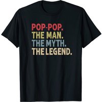 Pop-Pop L'Homme Le Mythe La Légende T-Shirt pour Grand-Père — T-shirts pour hommes
