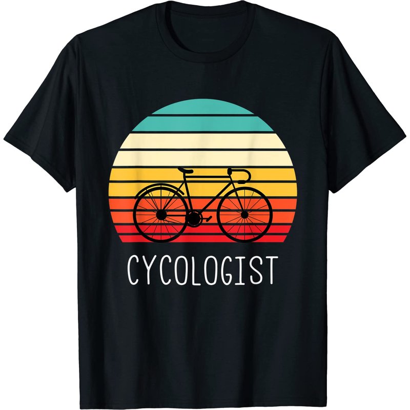 Cycologist Funny Vintage Cycling Gift T-Shirt for Men — Mens T Shirts