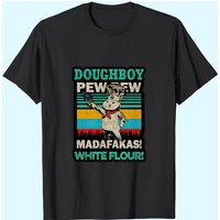 T-shirts Doughboy Vintage PewPew Madafakas Blanc Farine pour Hommes — T-shirts pour hommes