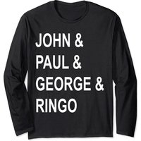 John & Paul & George & Ringo Long Sleeve T-Shirt