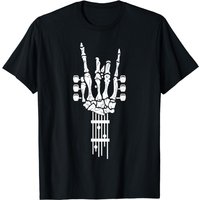Rock & Roll Skeleton Guitar Music Lover T-Shirt for Men
