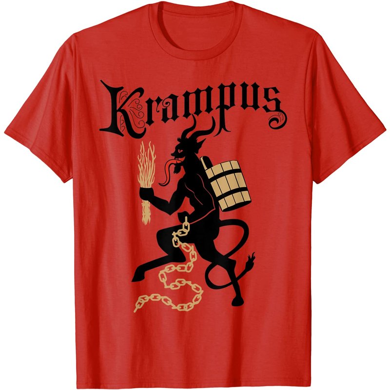 T-shirt Holiday Krampus pour hommes — T-shirts pour hommes