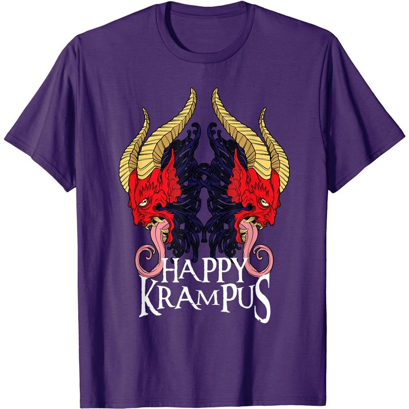 T-shirt Joyeux Krampus Démon de Noël pour hommes — T-shirts pour hommes