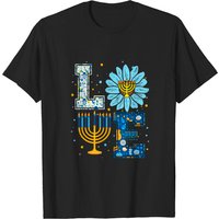 T-shirt Love Jewish Daisy Hanukkah pour hommes — T-shirts pour hommes