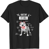 T-shirt Anatomy Of A Pitbull pour hommes