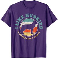 T-shirt Cadeau Vintage pour Homme Chien Husky Sibérien — T-shirts pour hommes