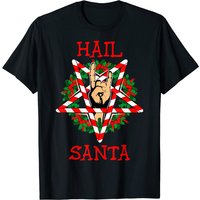 T-shirt Rock Metal Hail Santa Sleigher pour hommes