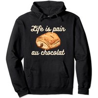 Hoodie France Meme Life Is Pain Au Chocolat — Sweats à capuche pour hommes