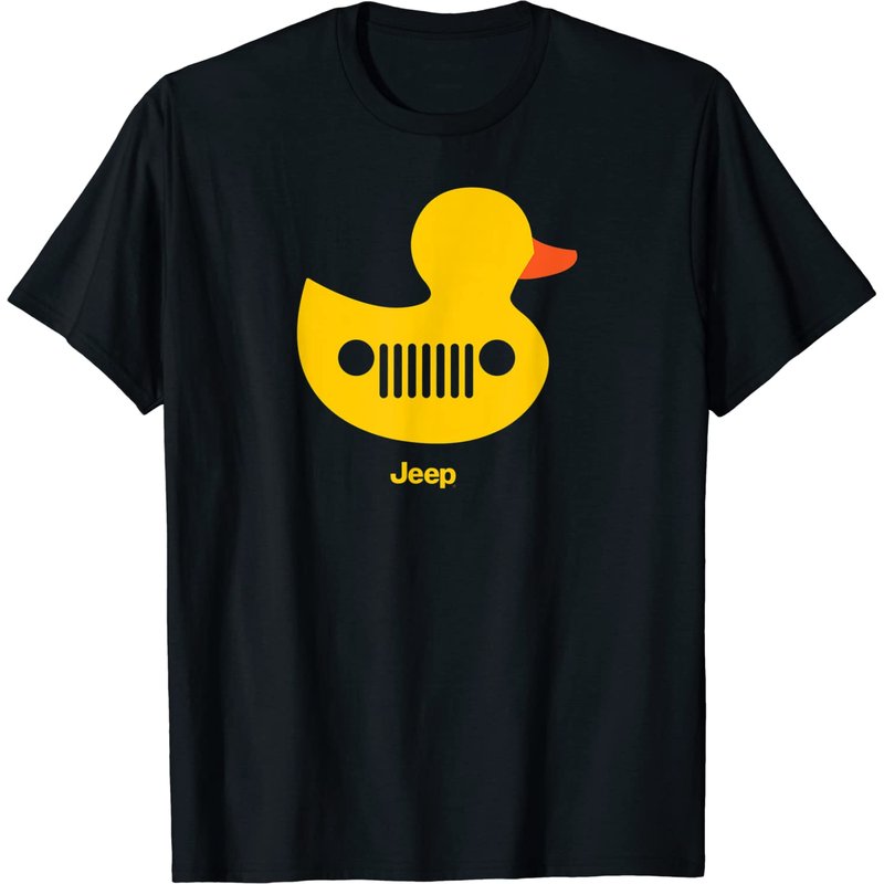 Cute Ducks T-Shirts for Men - Duck Jeep — Mens T Shirts