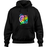 Hoodie de Basketball Je Sais Que Je Joue Comme Une Fille Pullover — Sweats à capuche pour hommes