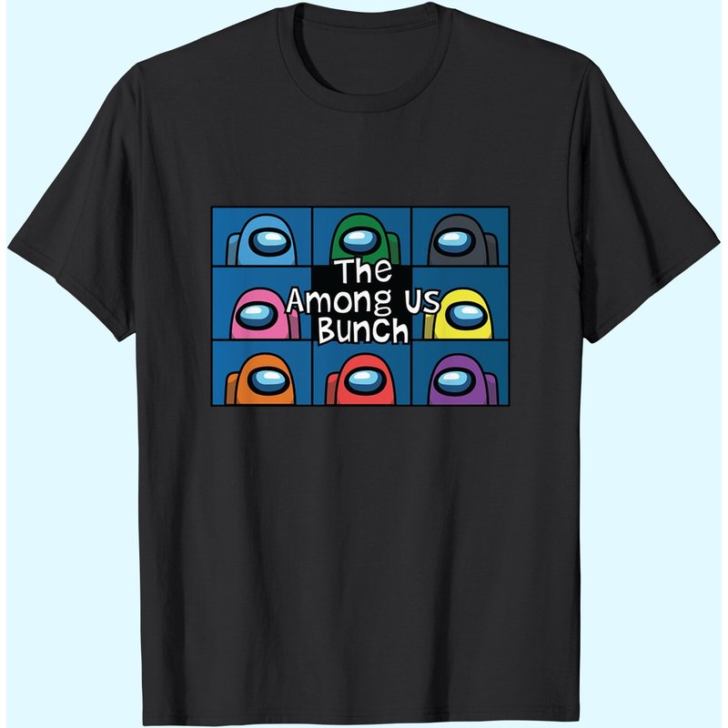 T-shirts pour hommes Among Us Bunch en noir — T-shirts pour hommes