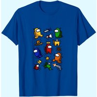 T-shirts Among Us Haring pour hommes en noir — T-shirts pour hommes