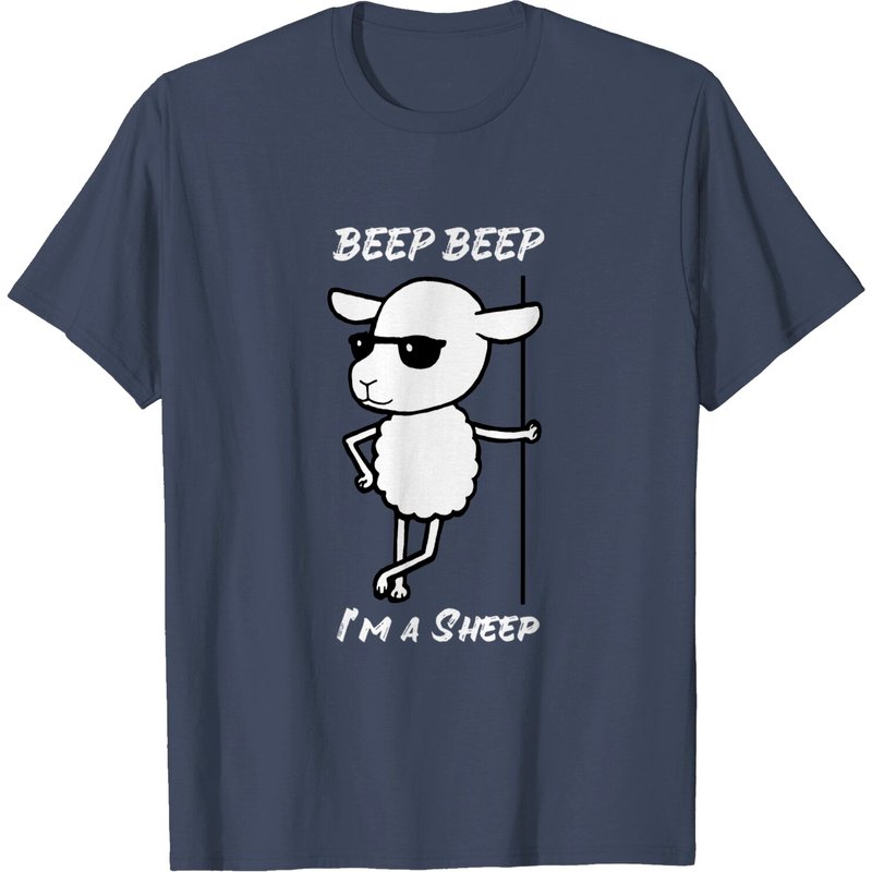 Sheep Meme T-Shirt for Men - Beep Beep I'm A Sheep — Mens T Shirts