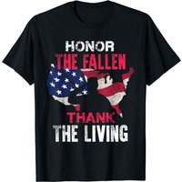 T-Shirt de soutien militaire Honor The Fallen Veteran pour hommes