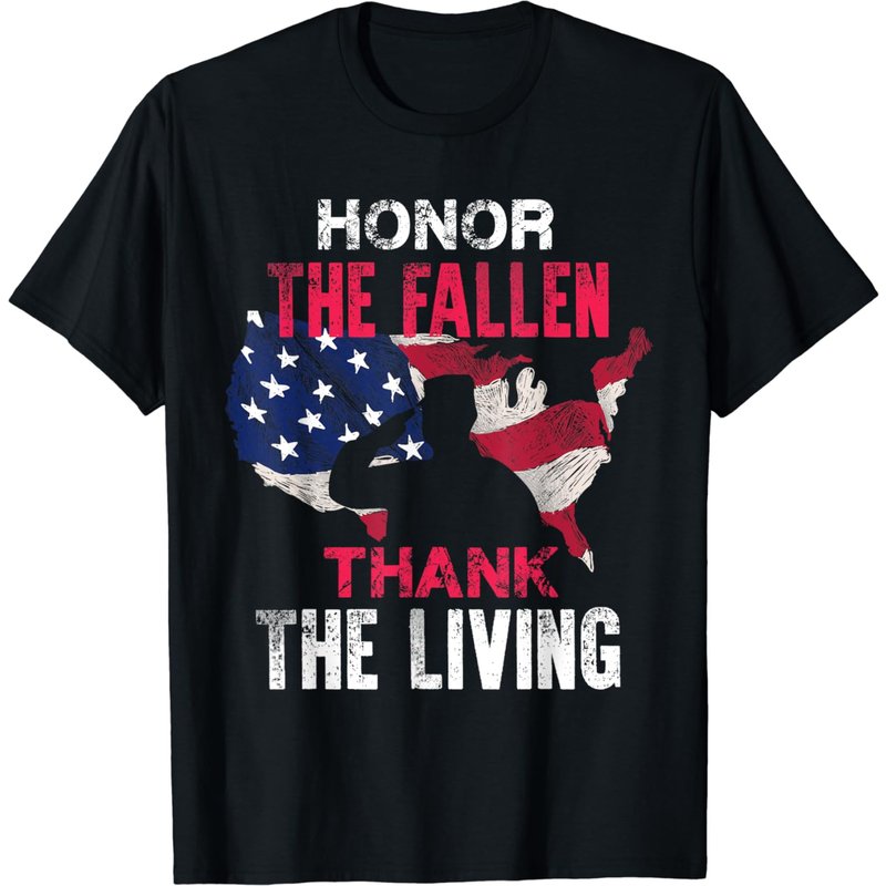 T-Shirt de soutien militaire Honor The Fallen Veteran pour hommes — T-shirts pour hommes
