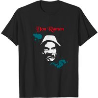 T-shirt Don Ramon pour hommes en noir