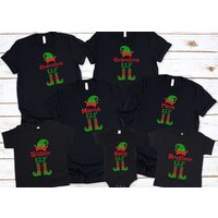 Christmas Family Elf Shoes Custom T-Shirt for Men — Mens T Shirts