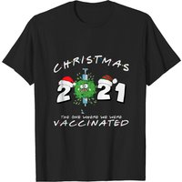 T-shirt 2021 Noël Celui où Nous avons été Vaccinés pour Hommes — T-shirts pour hommes