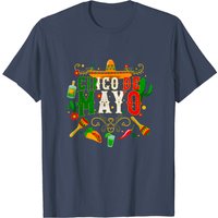 T-shirt Cinco De Mayo pour hommes en noir