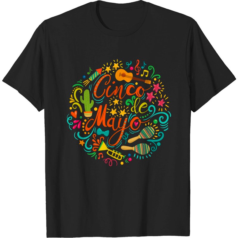 Cinco De Mayo T-Shirt for Men - Mexican Fiesta Taco — Mens T Shirts