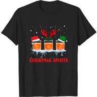 T-Shirt Noël Spirits Bourbon Scotch pour hommes — T-shirts pour hommes