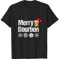 T-shirt de Noël Bourbon pour hommes