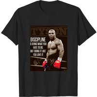 T-shirts pour hommes Mike Tyson en noir
