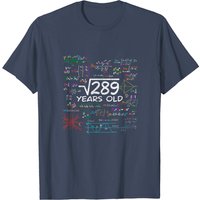 T-shirt Vintage Anniversaire 17e Math Racine Carrée de 289 pour Hommes — T-shirts pour hommes