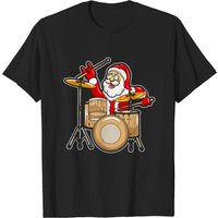 T-shirt Drummer Santa pour hommes — T-shirts pour hommes