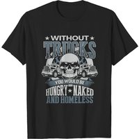 T-Shirt Humoristique de Conducteur de Camion pour Hommes