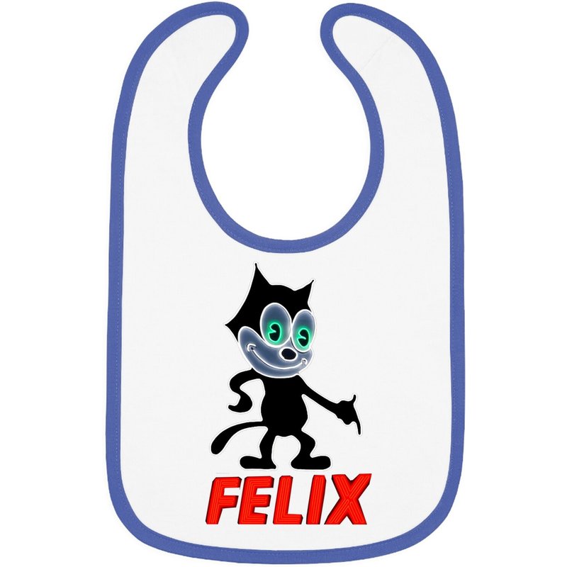 Bavoir Lumineux Felix Le Chat pour Bébé — Bavoirs