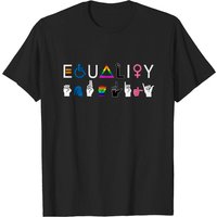 T-shirt Langue des Signes Égalité pour Hommes