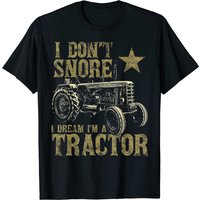 Je ne ronfle pas, je rêve que je suis un tracteur - T-shirt pour hommes — T-shirts pour hommes