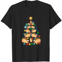 Santa Taco Christmas Tree Lights Men's T-Shirt — Mens T Shirts