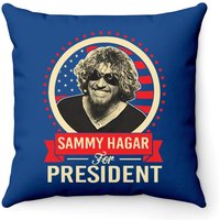 Yoomerty Sammy Hagar Yong116 Short Sleeve Throw Pillow — Decorative Cushions