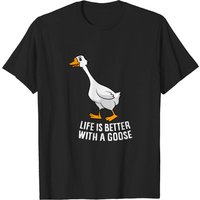 T-shirt Funny Goose - La vie est meilleure avec une oie
