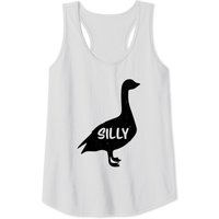 Débardeur Cartoon Goose pour hommes en gris foncé