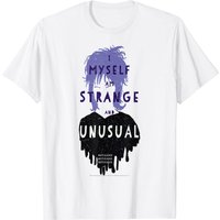 T-shirt I Myself Am Strange And Unusual Beetlejuice Lydia pour hommes