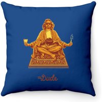 Housse de coussin The Big Lebowski The Dude Buddha — Coussins décoratifs