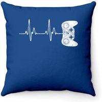 Gamer Heartbeat Cushion - Ideal Gift for Video Game Lovers — Decorative Cushions