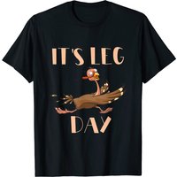 T-shirt d'entraînement pour hommes Its Leg Day Thanksgiving Turkey Trot