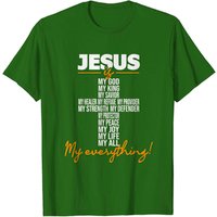 T-shirt chrétien Jésus est mon Tout pour hommes — T-shirts pour hommes