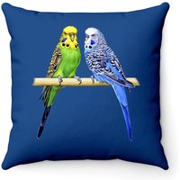 Housse de coussin Colorful Parrots Bird Lover Parakeets — Coussins décoratifs