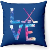 Coussin Cadeau de Hockey sur Glace pour Filles — Coussins décoratifs
