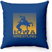 Coussin Graphic Iowa Wrestling Freestyle Wrestler — Coussins décoratifs