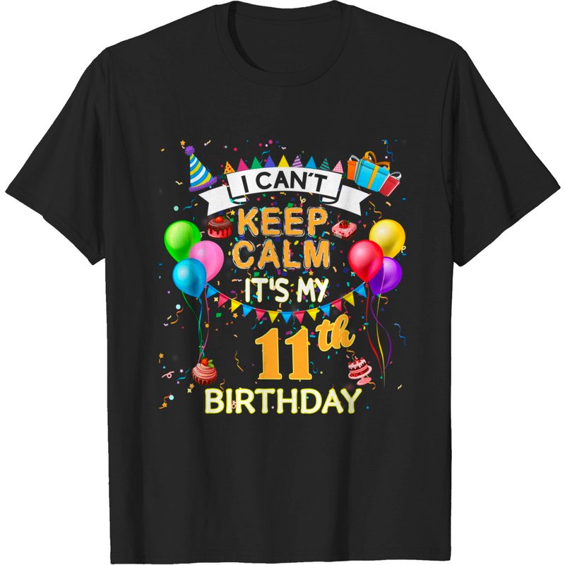 T-shirt d'anniversaire pour hommes - Célébration des 11 ans — T-shirts pour hommes