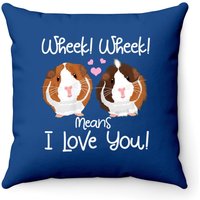 Coussin Décoratif Wheek I Love You pour Cochon d'Inde