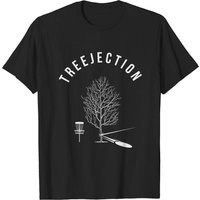 T-shirt Disc Golf Treejection pour hommes - Noir