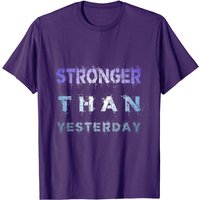 T-shirt de Fitness Homme Stronger Than Yesterday