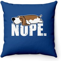 Coussin Décoratif Nope Basset Hound Dormant